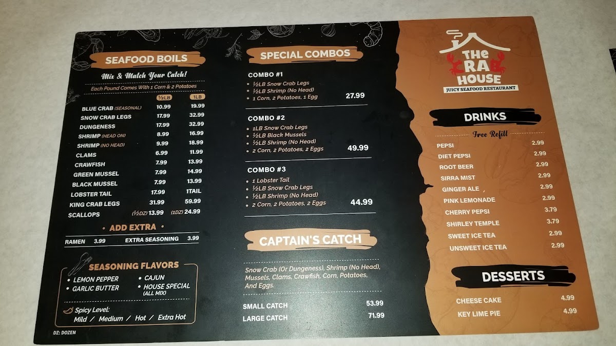 Menu The Crab House-1