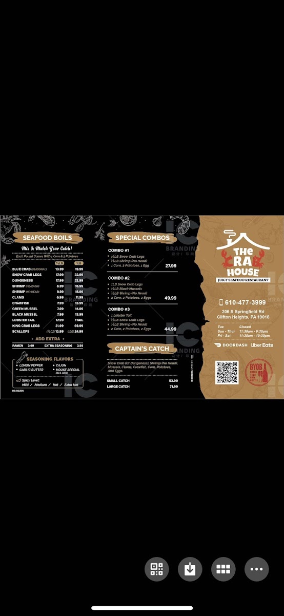 Menu The Crab House-5