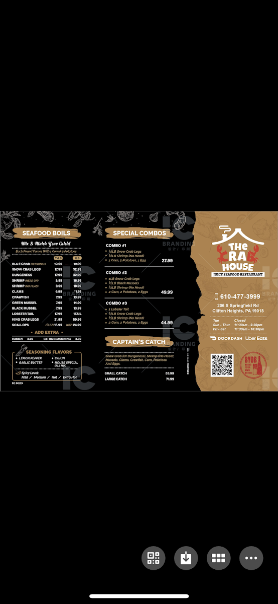 Menu The Crab House-8