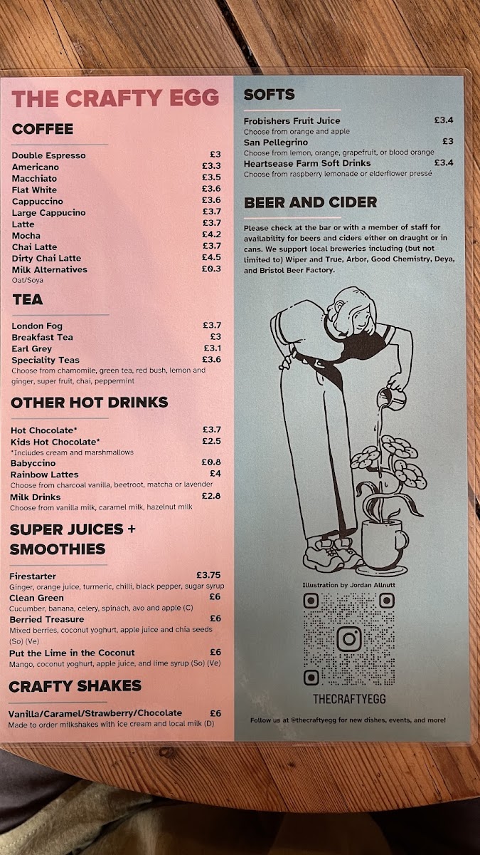 Menu The Crafty Egg-10