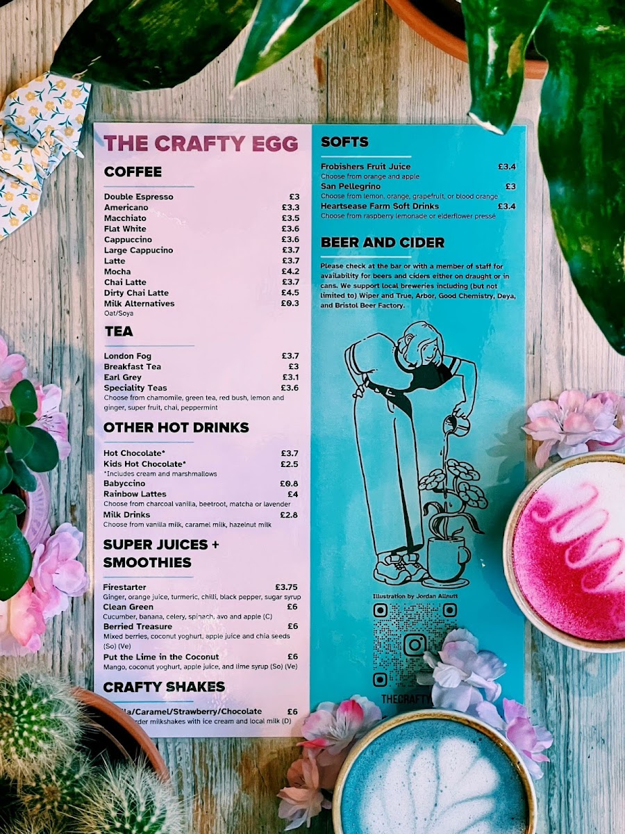 Menu The Crafty Egg-2