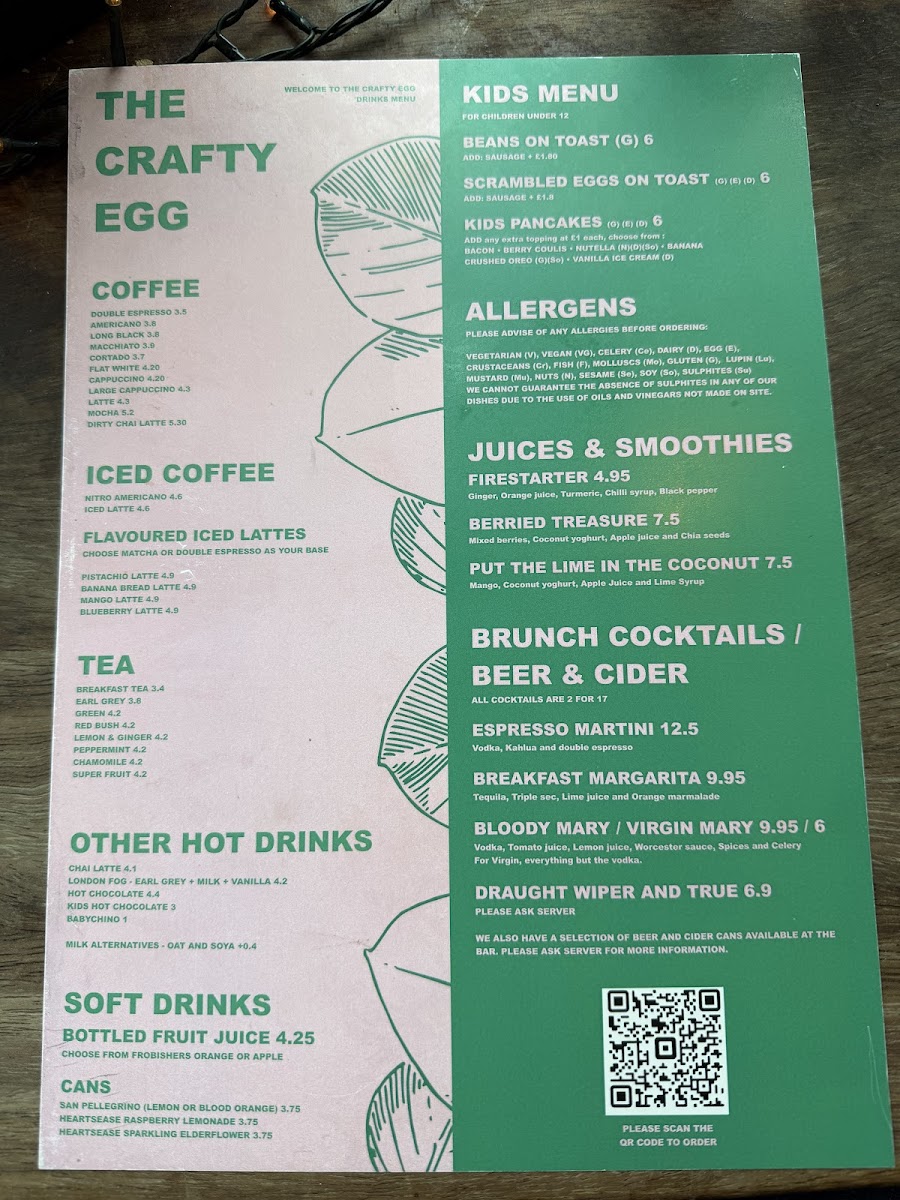 Menu The Crafty Egg-5