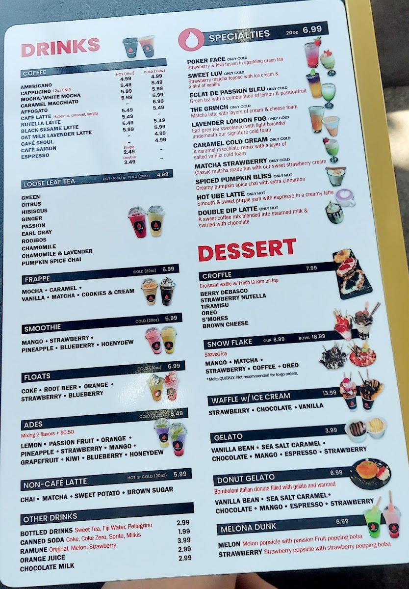 Menu The Cream-8