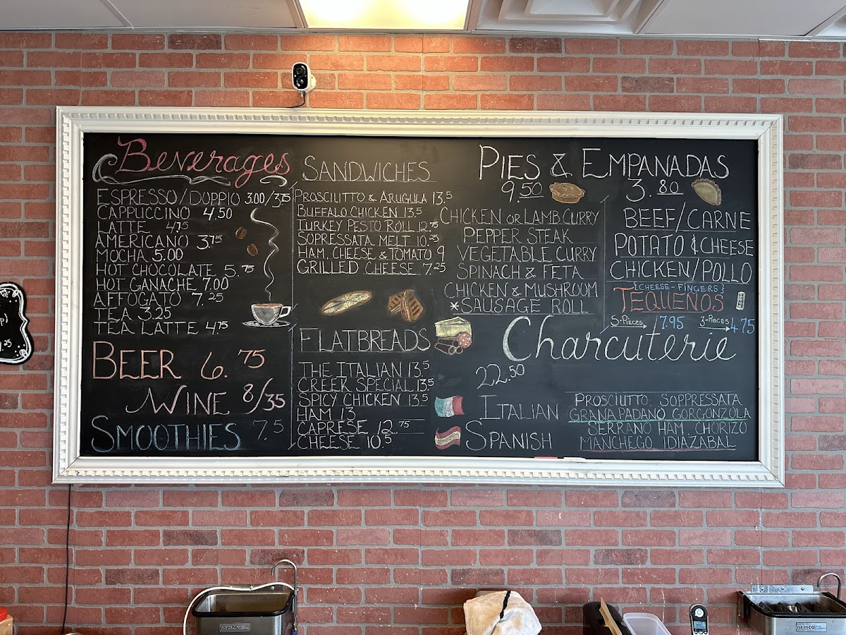 Menu The Creek Café + Gelato-2