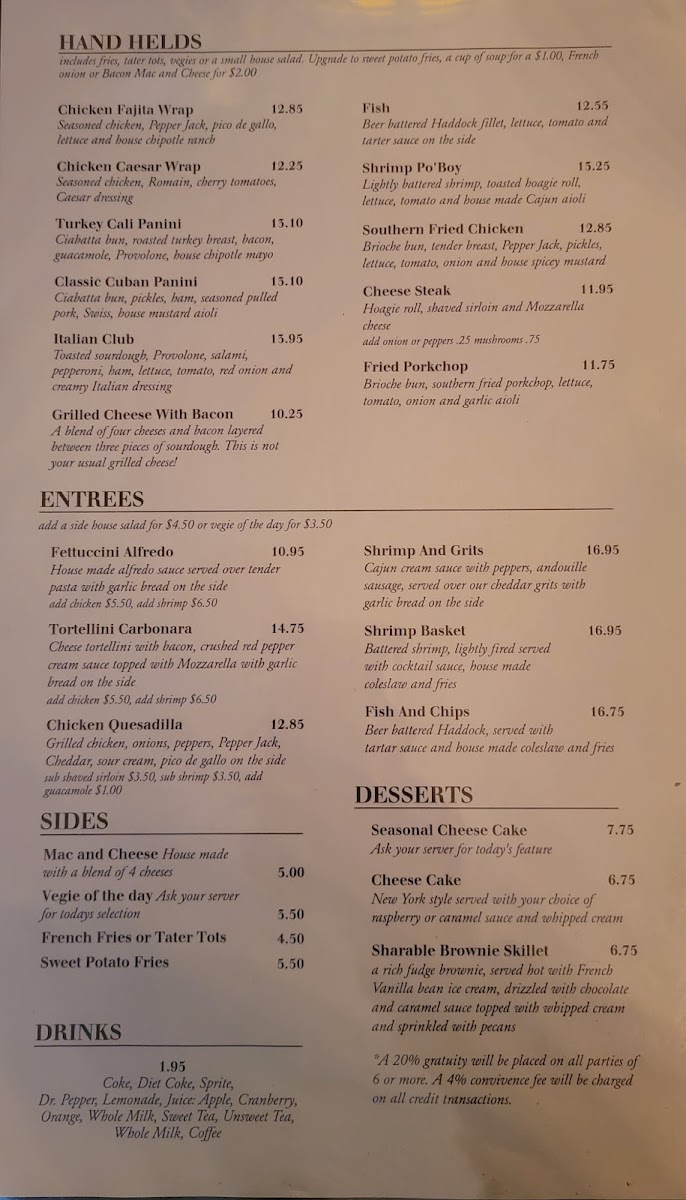 Menu The Creekside Mill-9