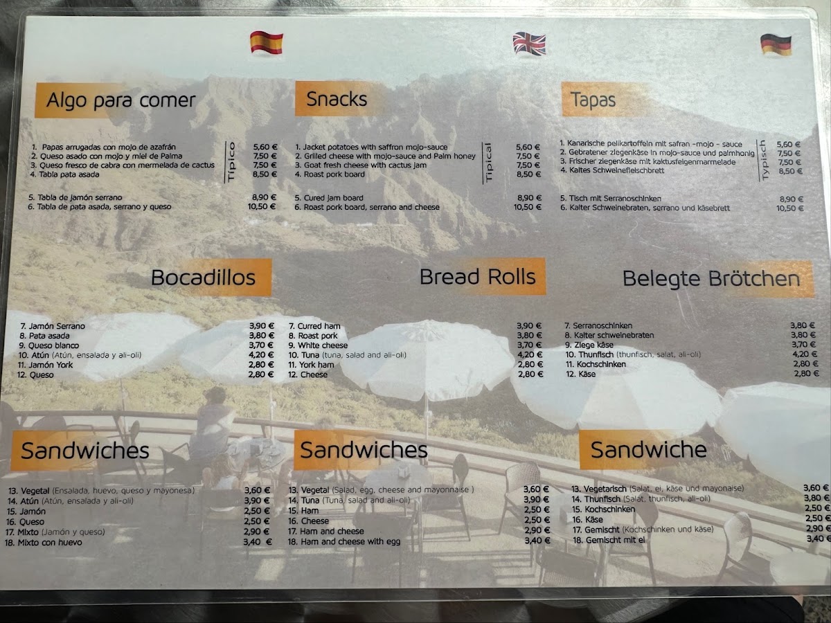 Menu The Cross Of Hilda Lookout-1