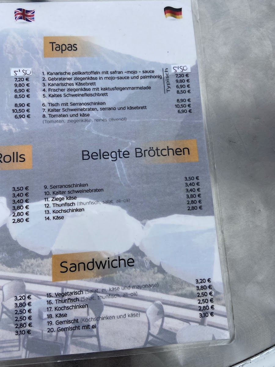 Menu The Cross Of Hilda Lookout-4