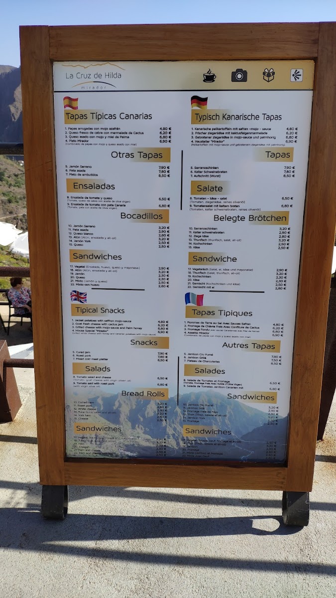 Menu The Cross Of Hilda Lookout-9