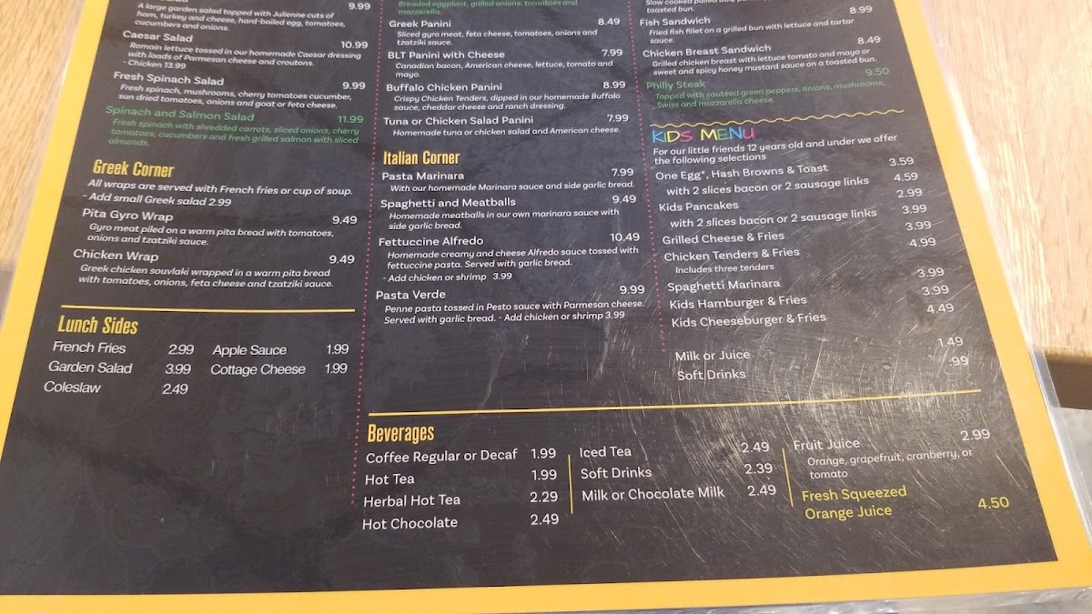 Menu The Crossings Restaurant-10