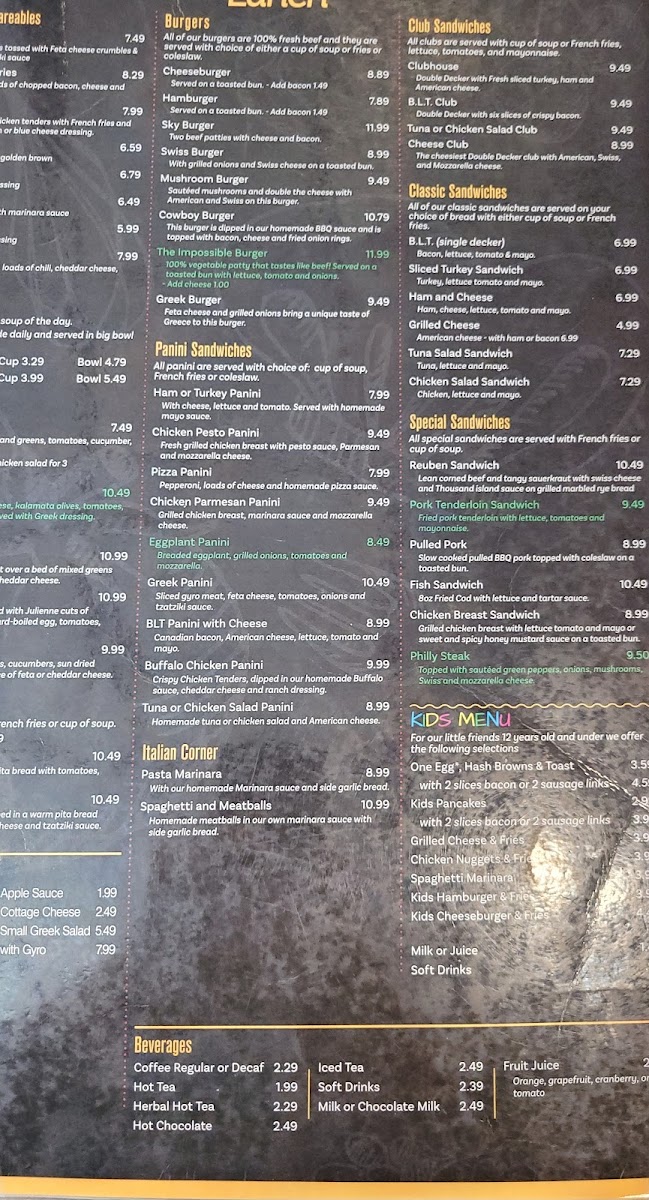 Menu The Crossings Restaurant-8