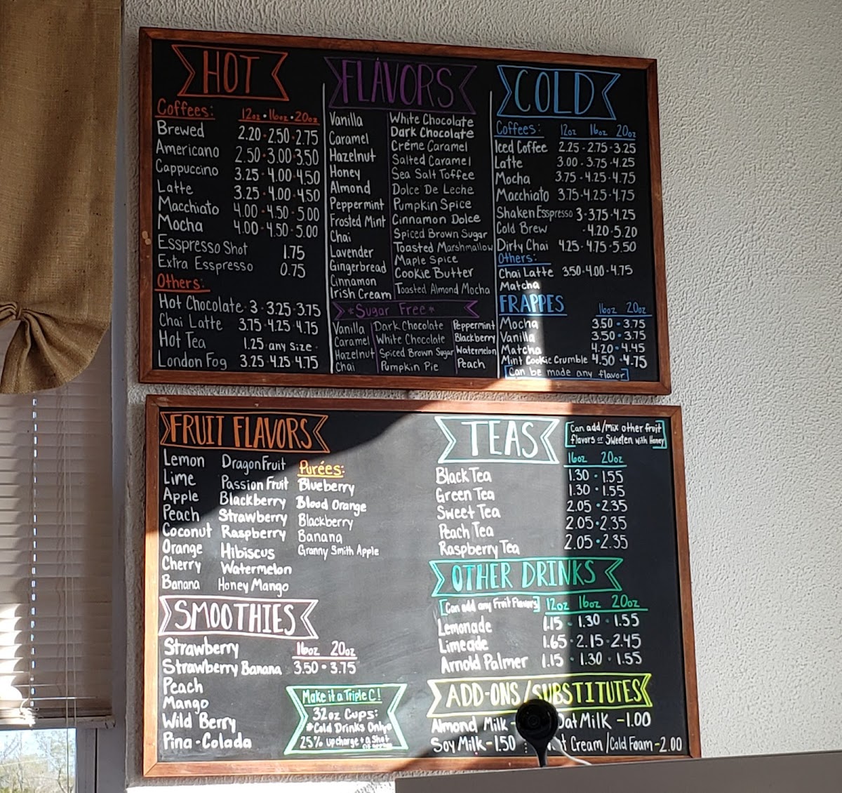 Menu The Cumberland Coffee Co.-1