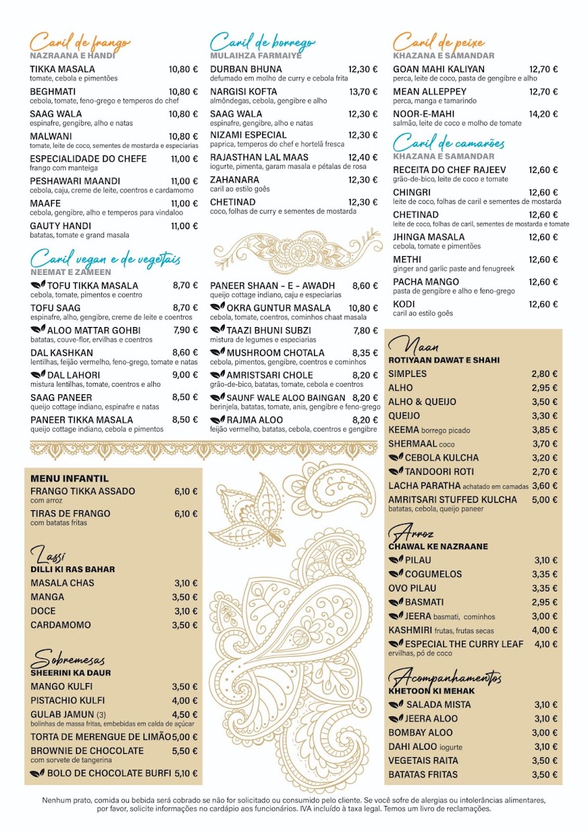 Menu The Curry Leaf-1