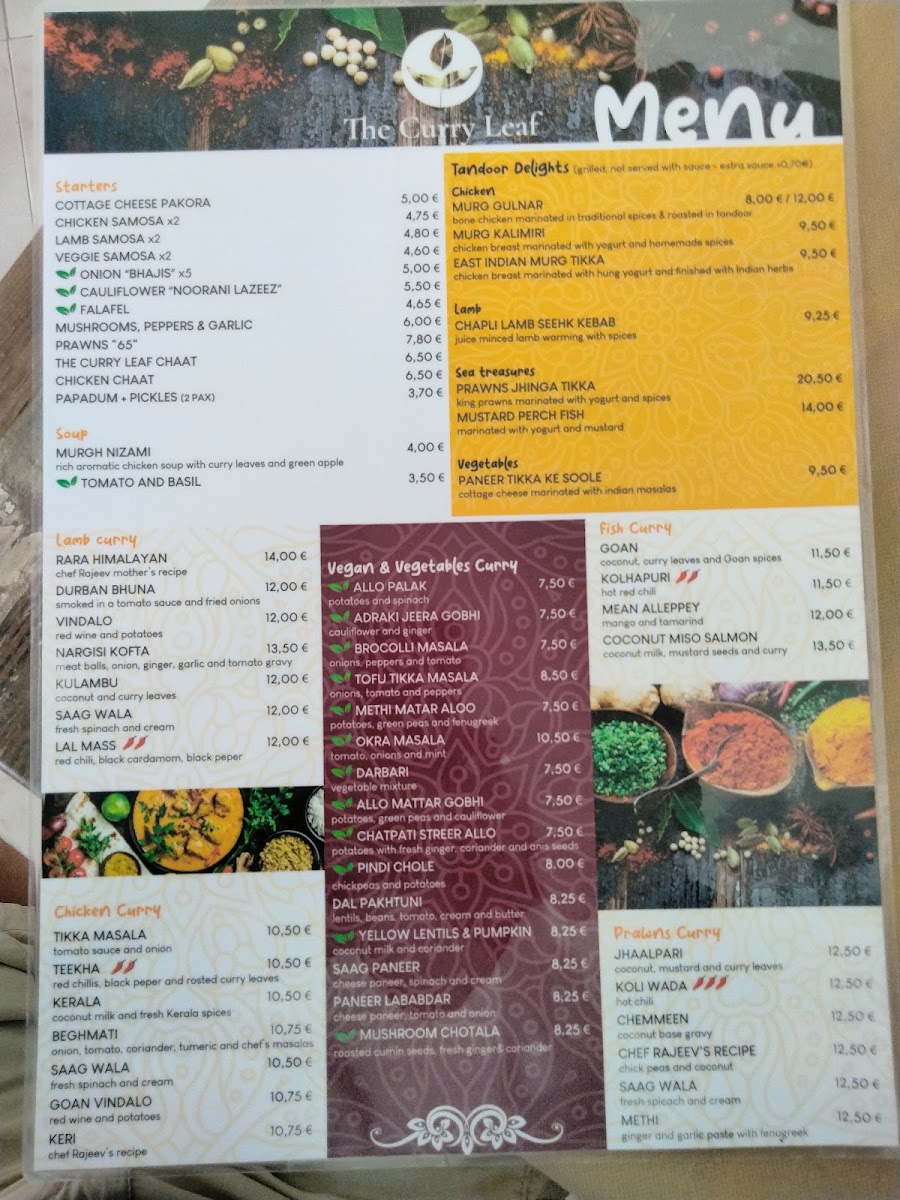 Menu The Curry Leaf-10
