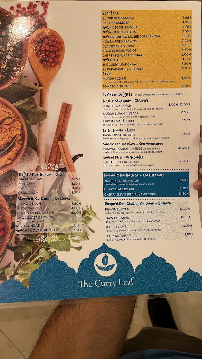 Menu The Curry Leaf-9