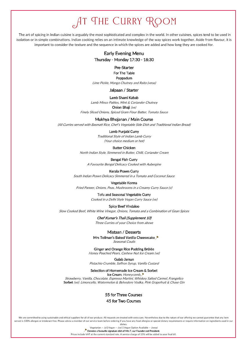 Menu The Curry Room-3