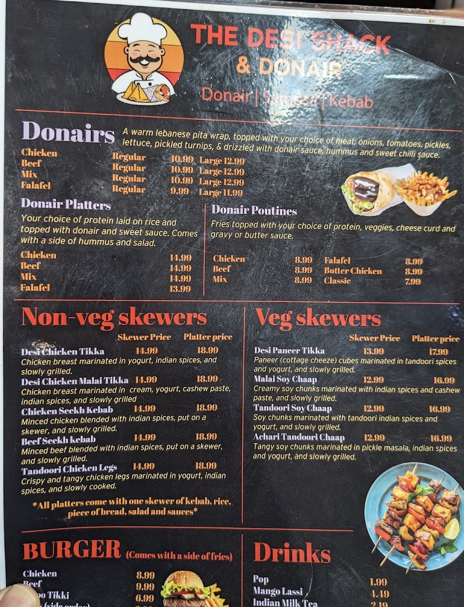 Menu The Desi Shack & Donair-3