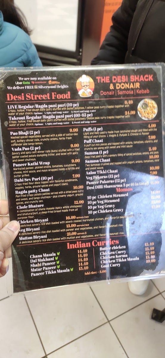 Menu The Desi Shack & Donair-4