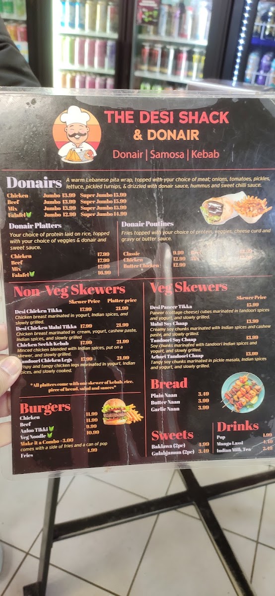 Menu The Desi Shack & Donair-5