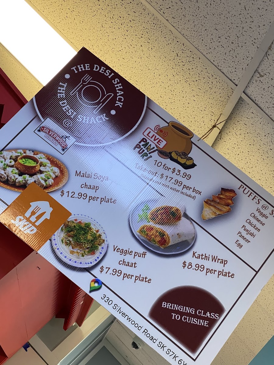 Menu The Desi Shack & Donair-7