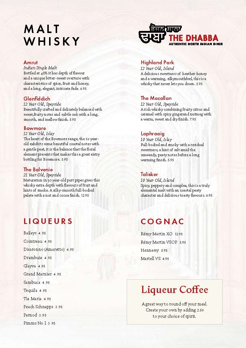 Menu The Dhabba-8