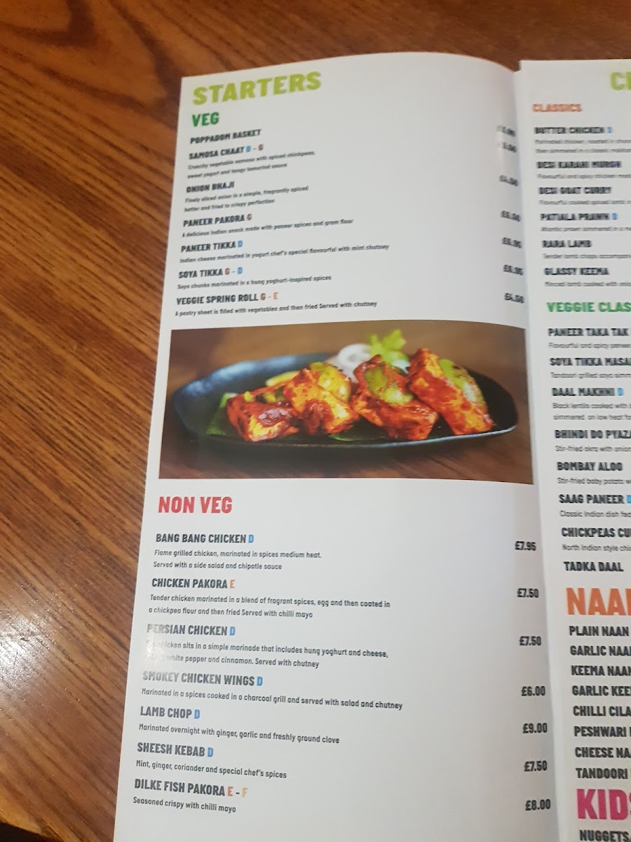 Menu The Dilke Indian Bar & Grill-10