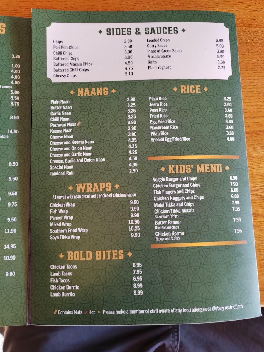 Menu The Dilke Indian Bar & Grill-4