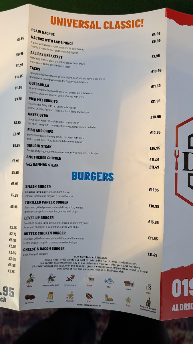 Menu The Dilke Indian Bar & Grill-9