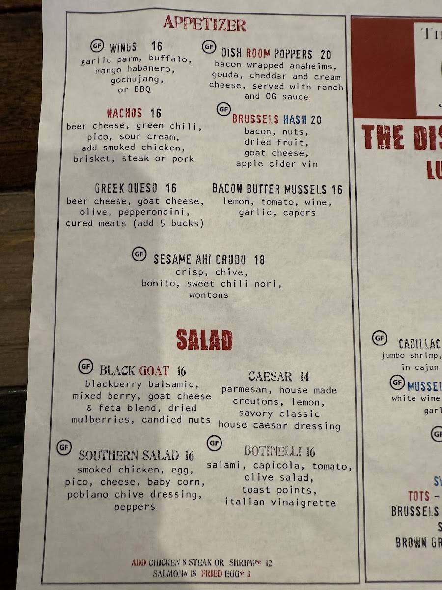 Menu The Dish Room-3