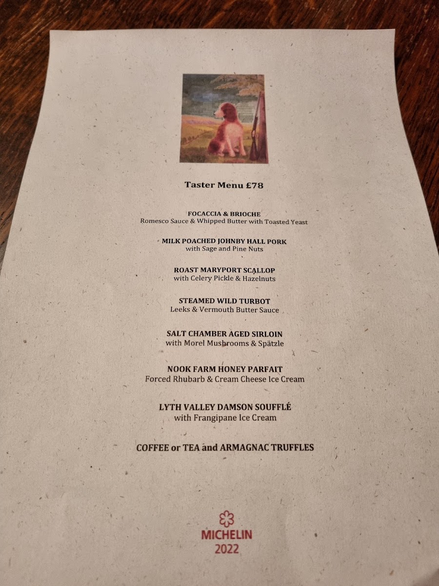Menu The Dog And Gun Inn-10