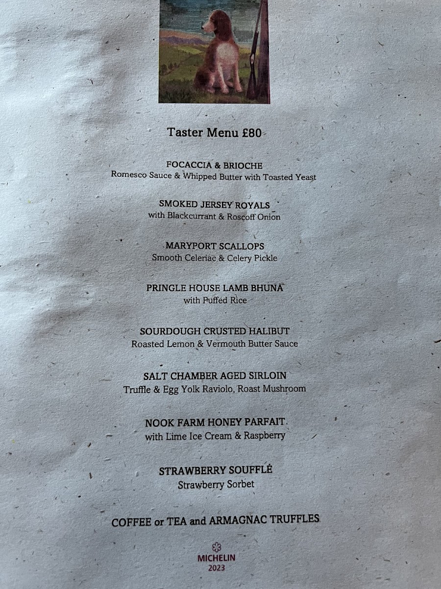 Menu The Dog And Gun Inn-8