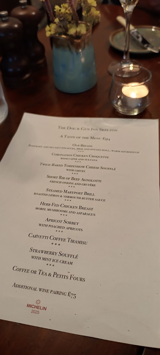 Menu The Dog And Gun Inn-9