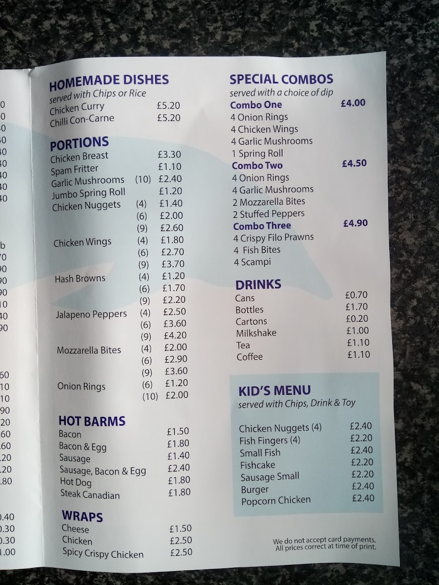 Menu The Dolphin-3
