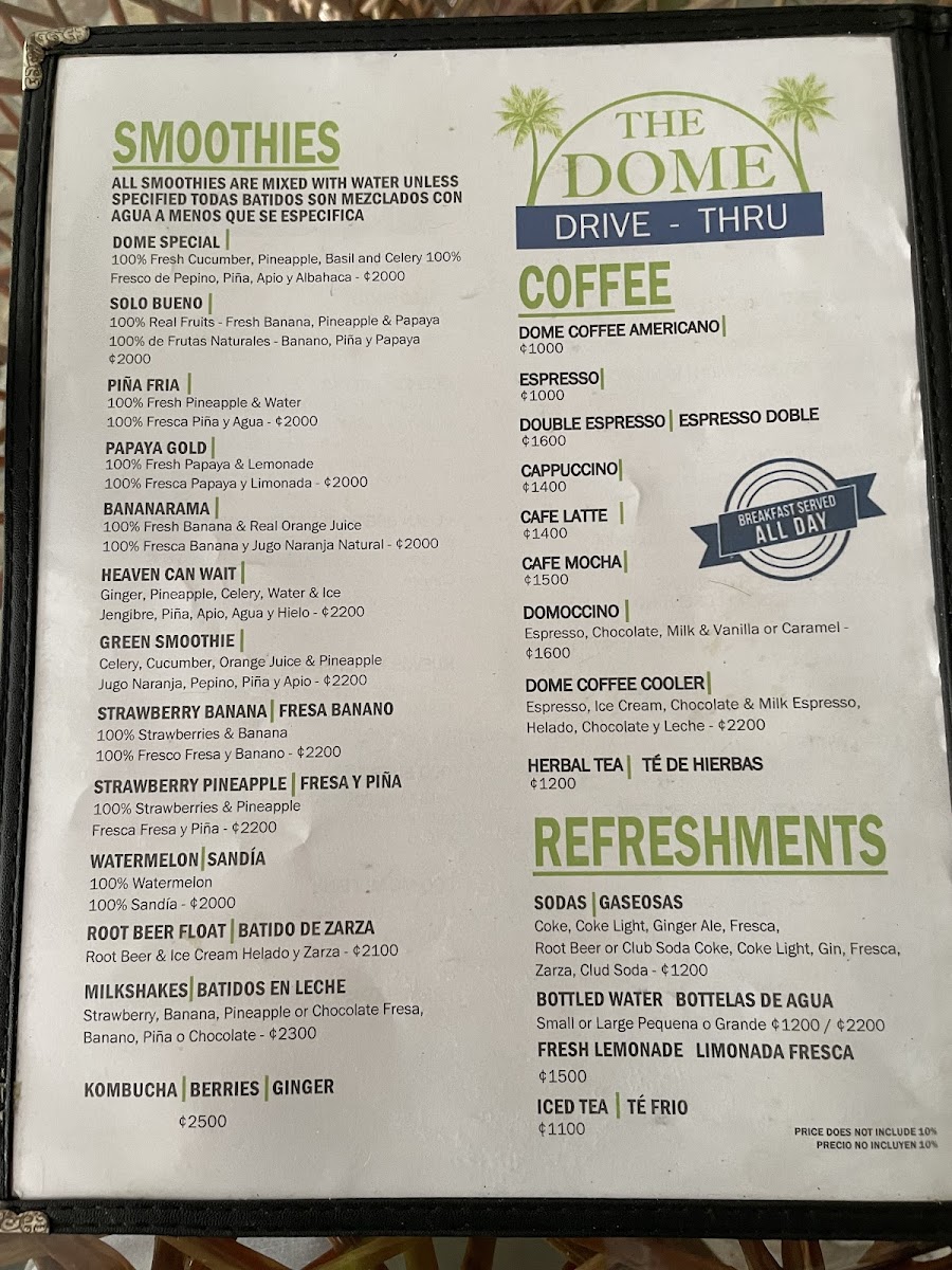 Menu The Dome Restaurant-5