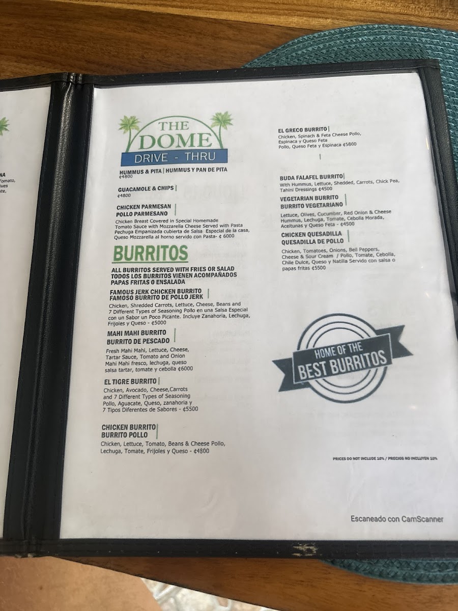 Menu The Dome Restaurant-6