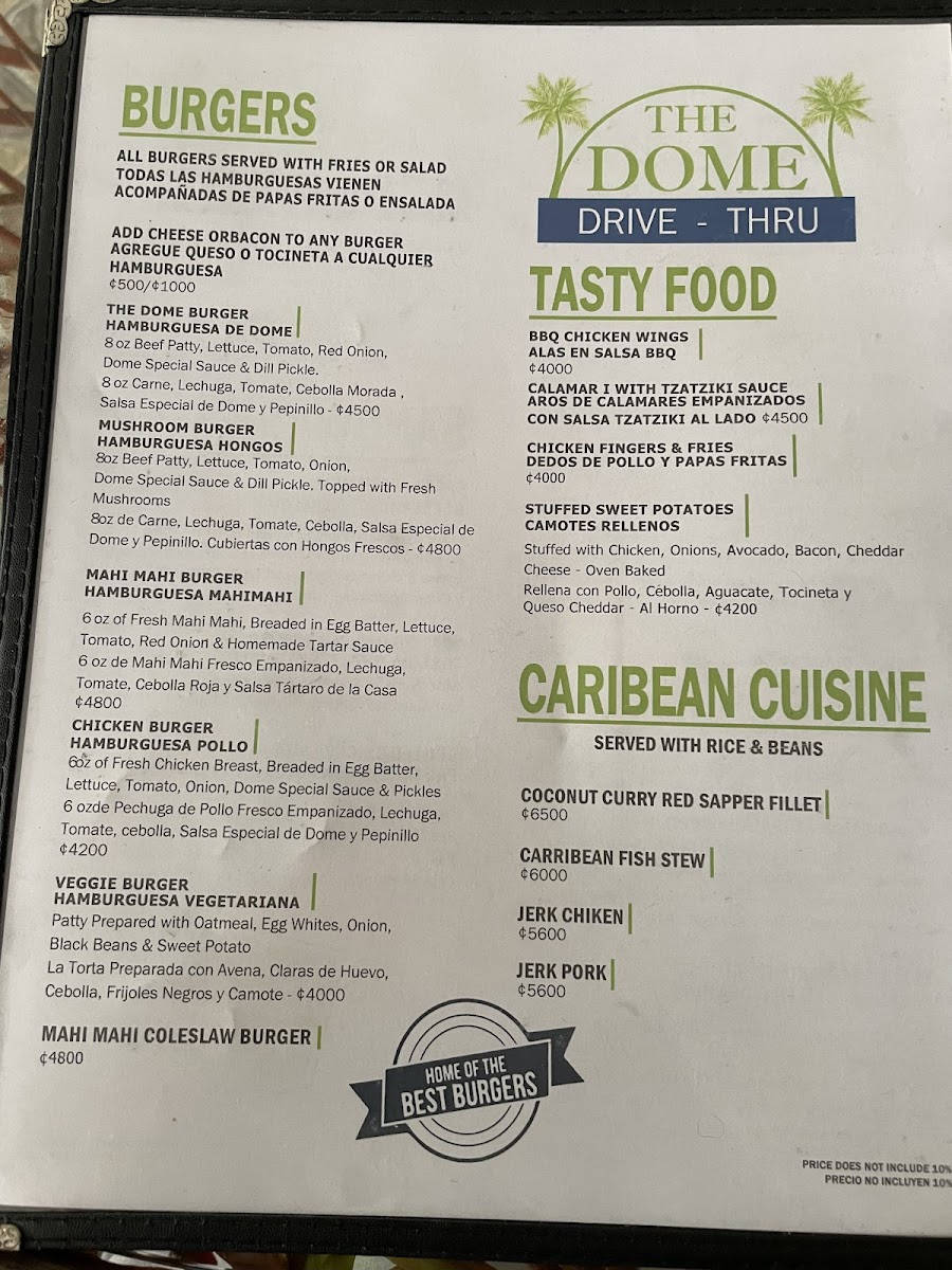 Menu The Dome Restaurant-9