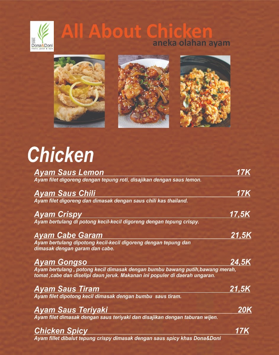 Menu The Dona & Doni-1