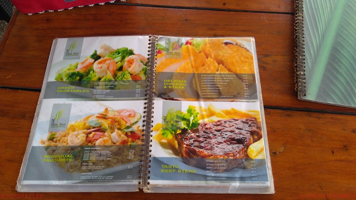 Menu The Dona & Doni-10
