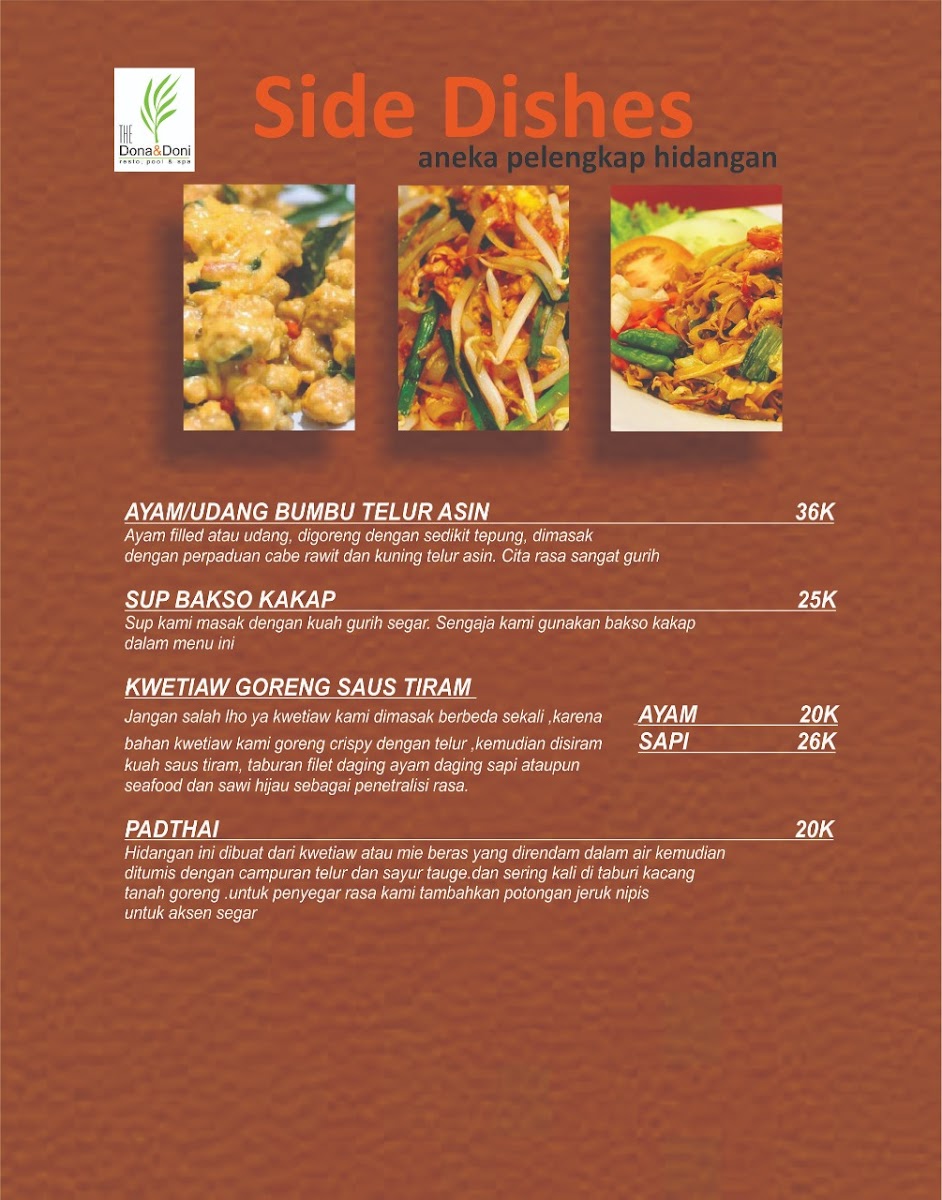 Menu The Dona & Doni-9