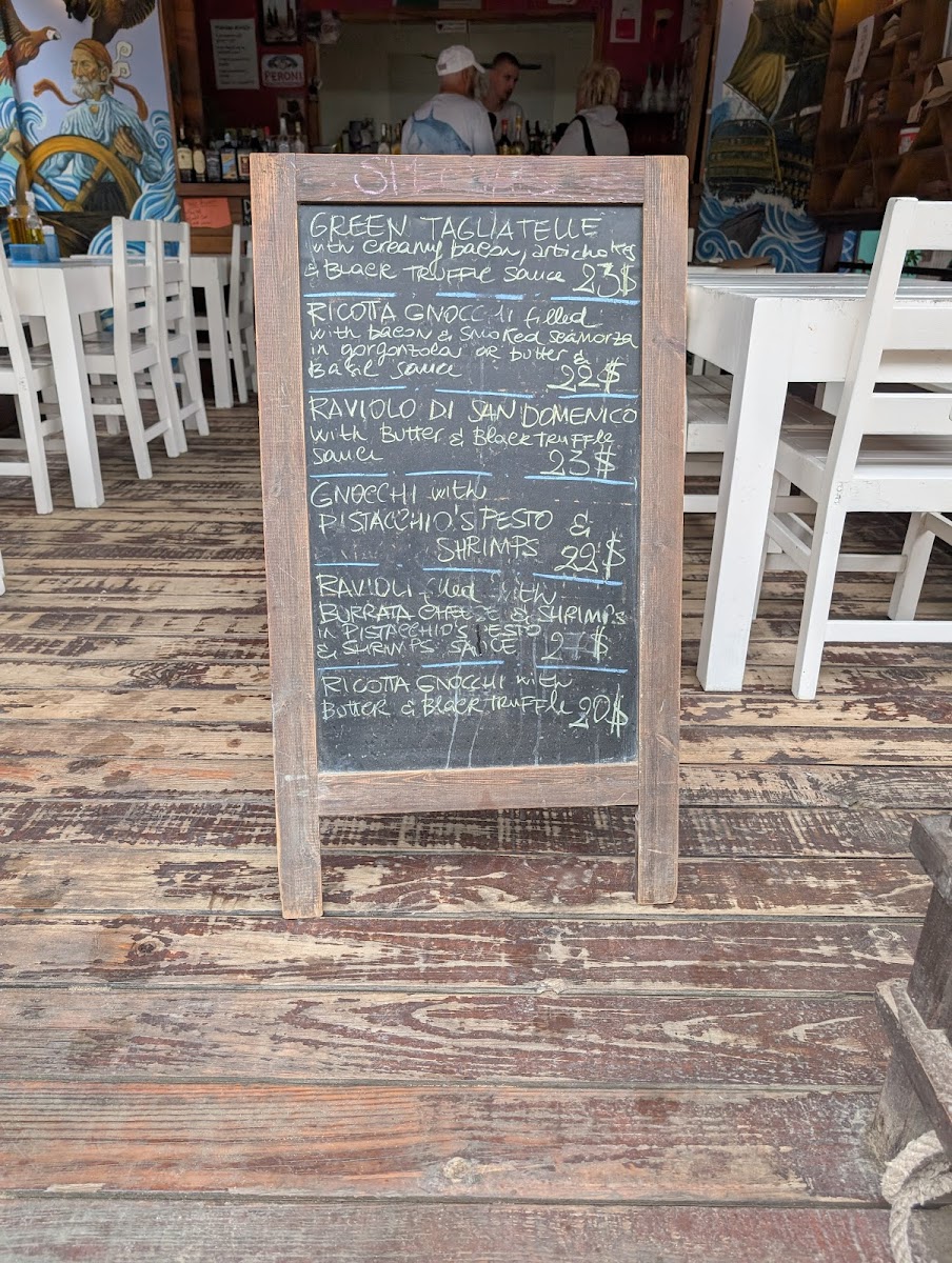 Menu The Drunken Sailor-1