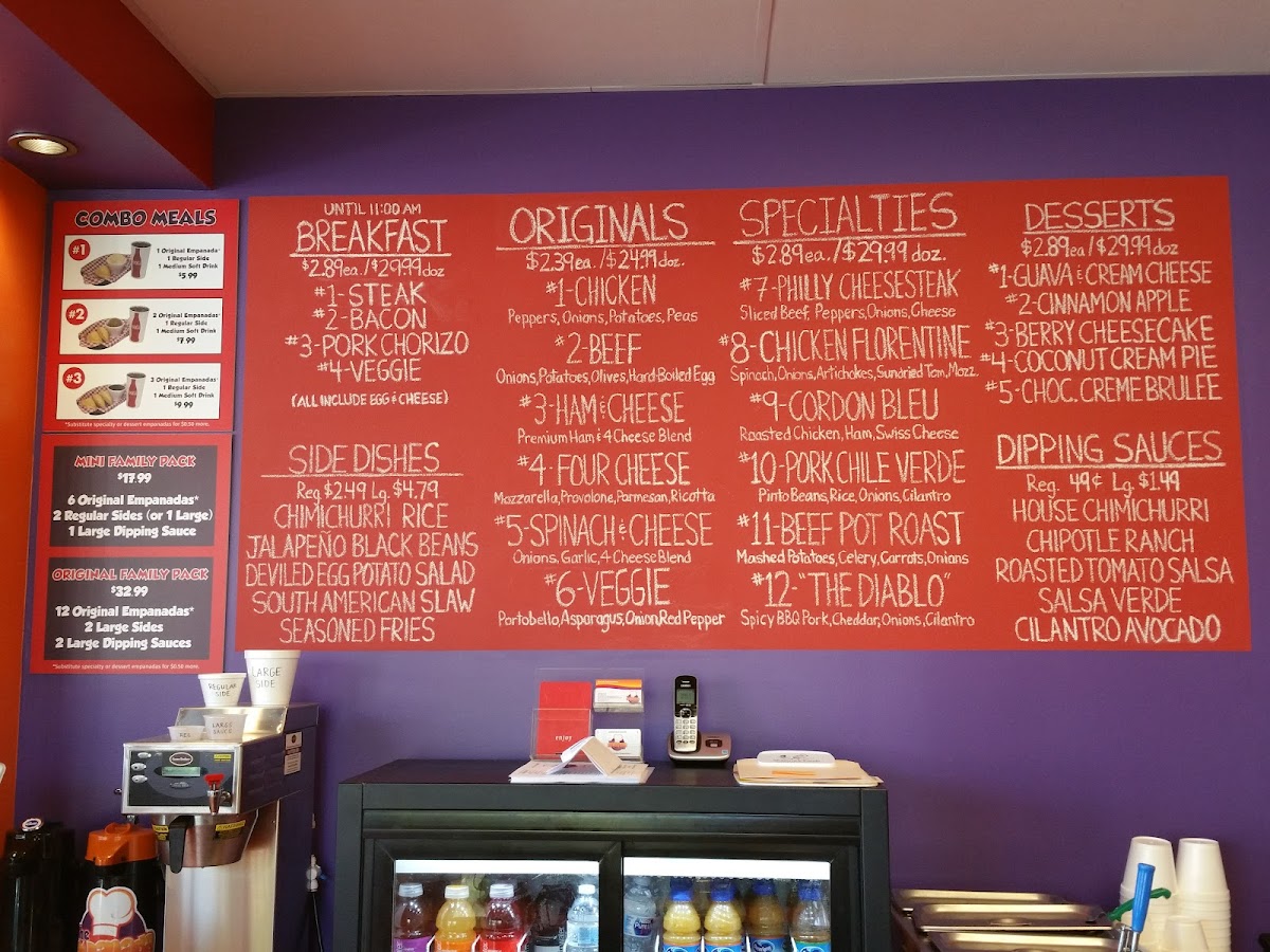 Menu The Empanada Maker Mission Viejo-10