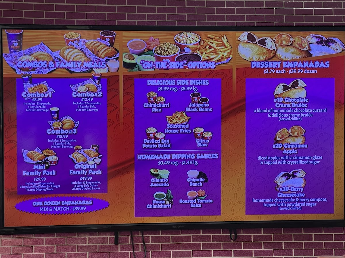 Menu The Empanada Maker Mission Viejo-2