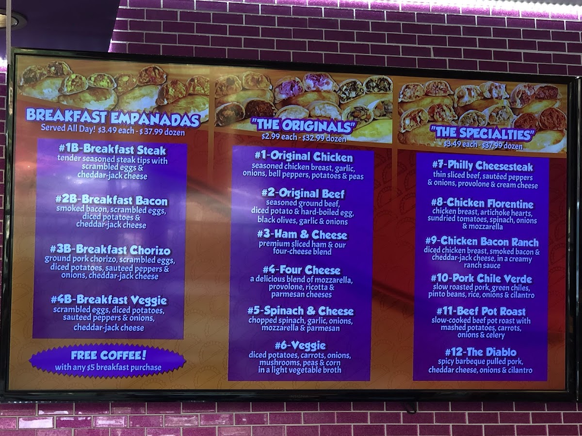 Menu The Empanada Maker Mission Viejo-4