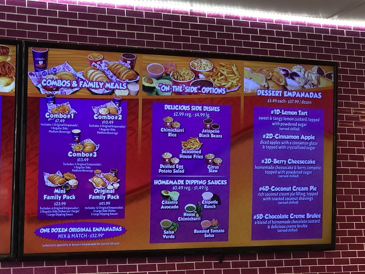 Menu The Empanada Maker Mission Viejo-5