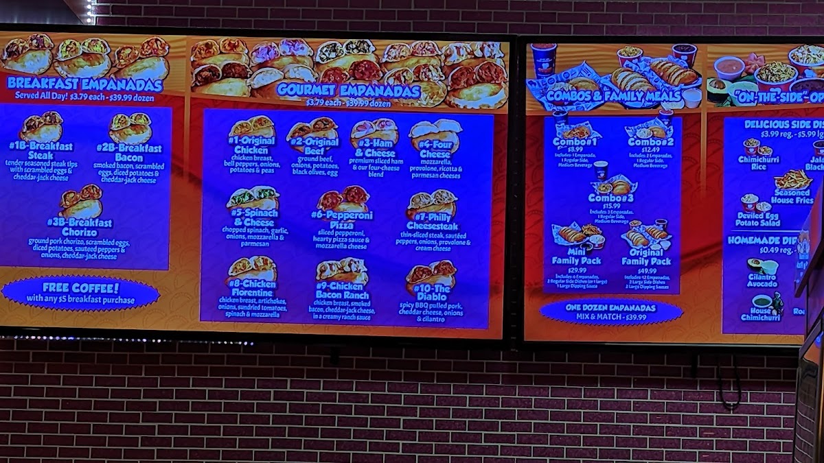 Menu The Empanada Maker Mission Viejo-6