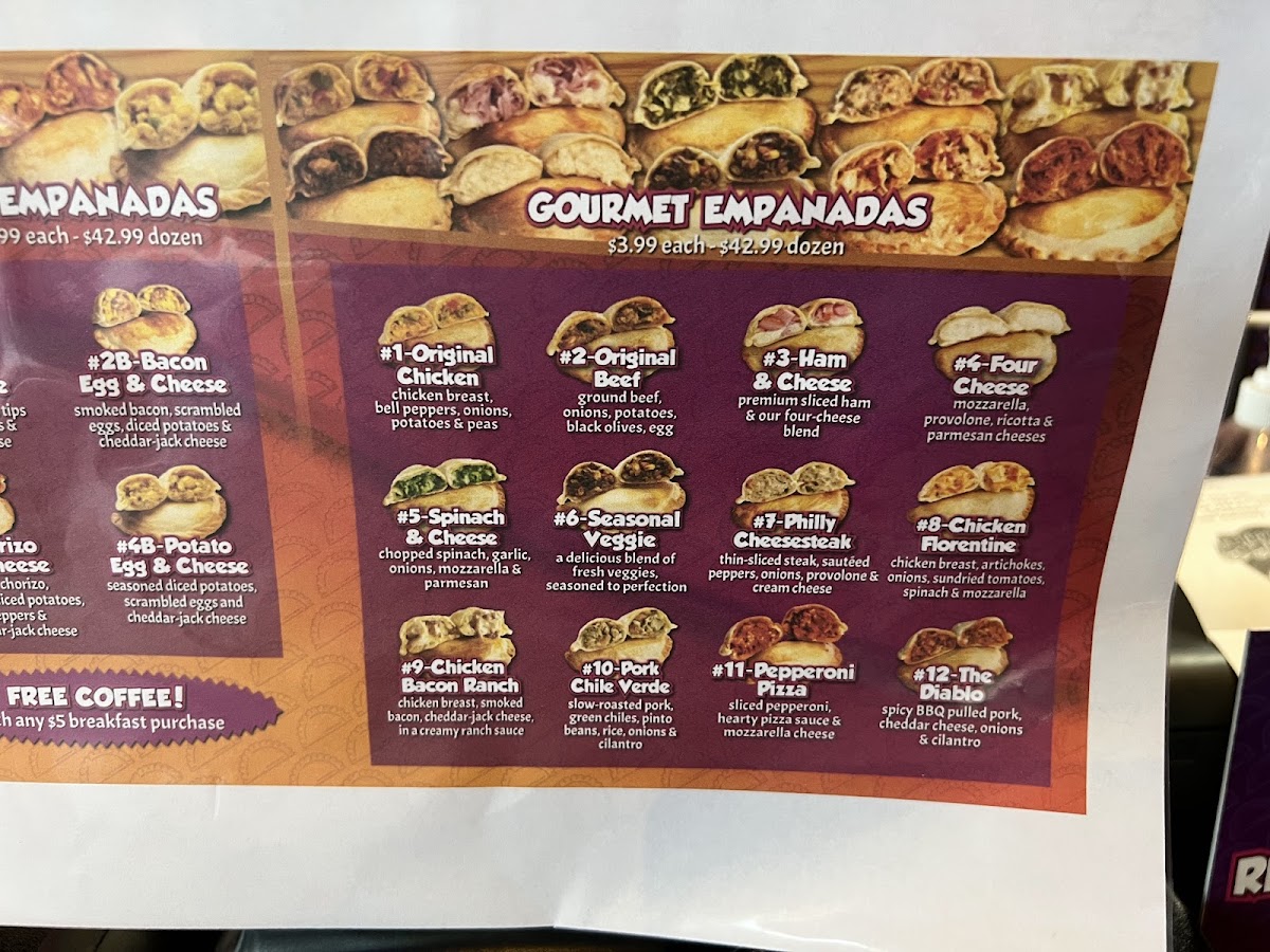 Menu The Empanada Maker Mission Viejo-7