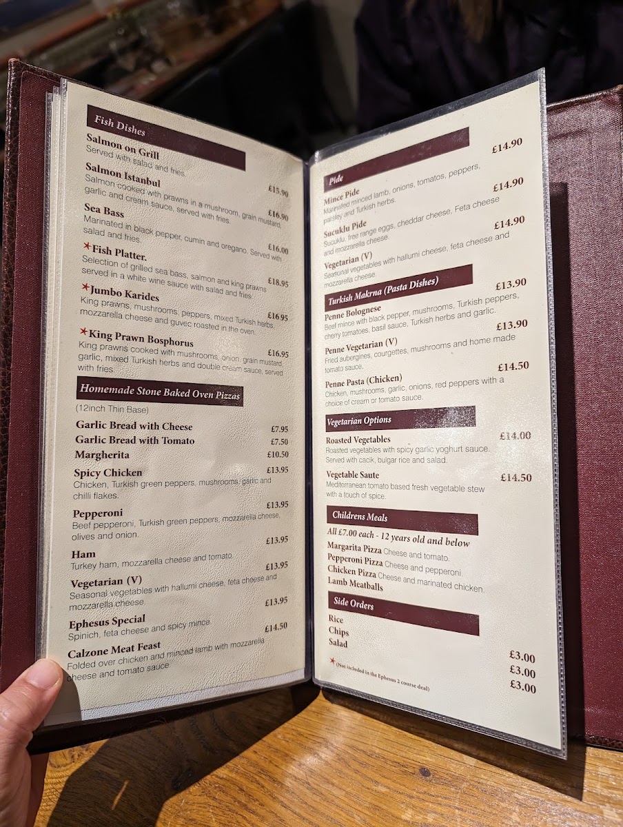 Menu The Ephesus Restaurant-3