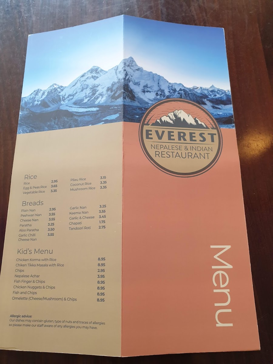Menu The Everest Nepalese & Indian Cuisine-6