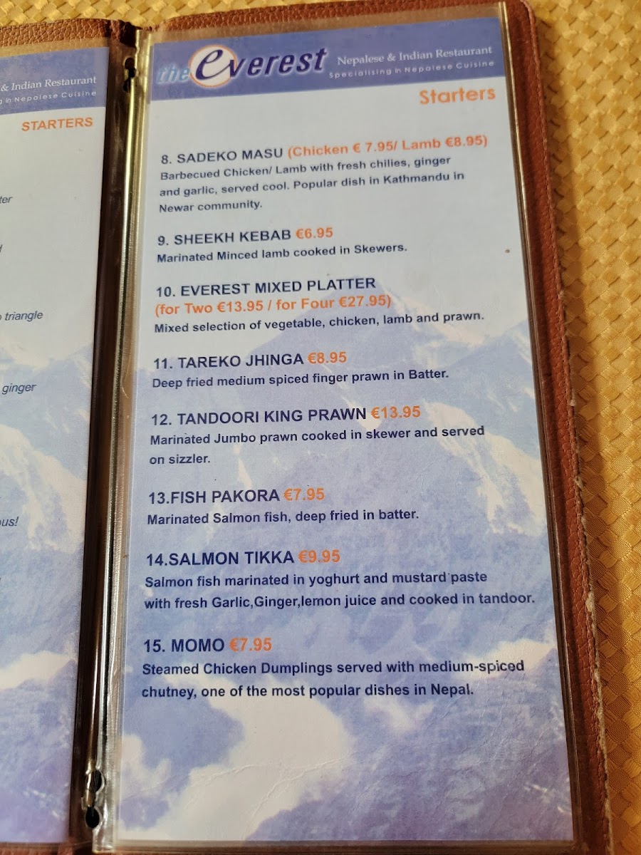 Menu The Everest Restaurant-4