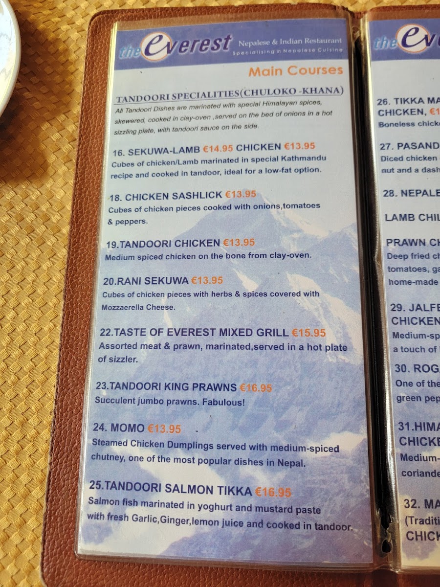 Menu The Everest Restaurant-5