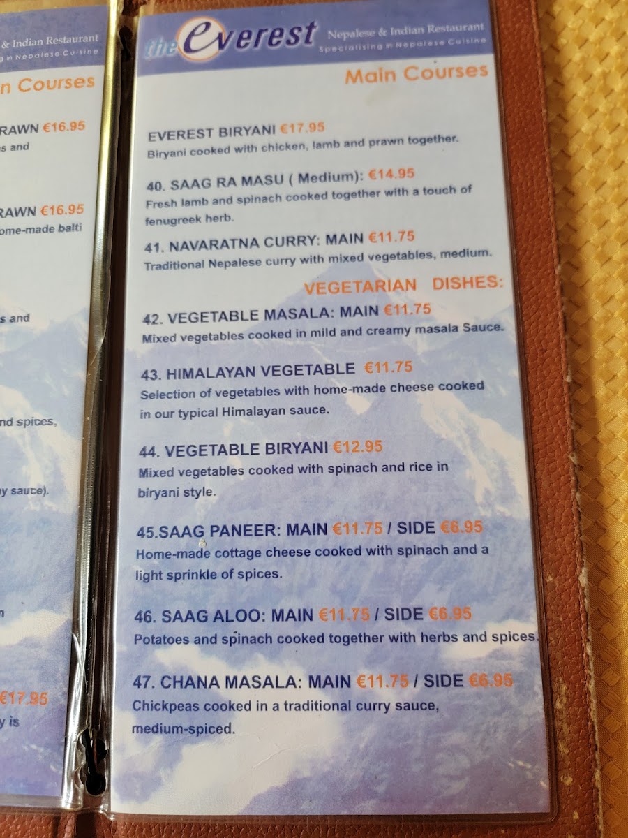 Menu The Everest Restaurant-6